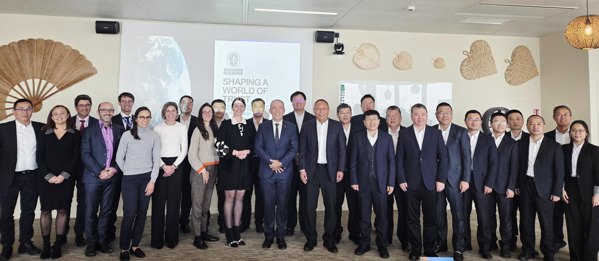 中车集团代表团拜访必维集团总部 共商轨道交通绿色低碳合作新篇