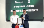 必维授予万华化学ISO 14064温室气体核查声明，赋能化工行业低碳转型